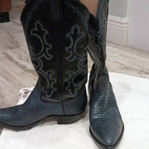 Vintage Larry Mahan Lizard Ladies Boots